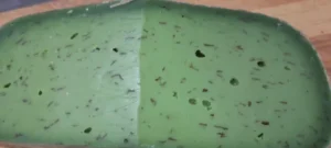Groene pesto kaas